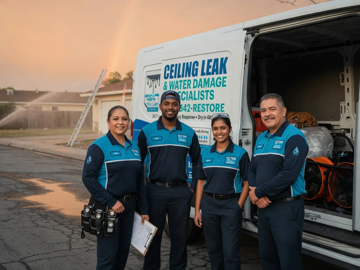 Ceiling Leak Cleanup company in South English, IA